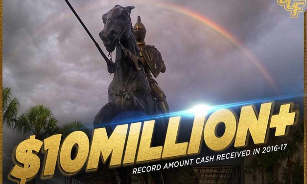 UCF Athletics Surpasses $10 Million In Cash Gift Revenues For First Time