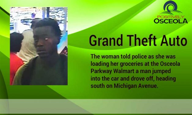 Kissimmee Police are Searching for a Man Who Stole a Woman’s Car Outside of Walmart