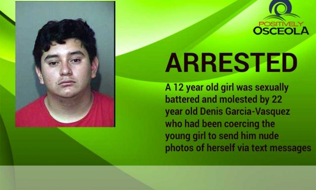 22 Year Old Man Arrested for Sexually Battering & Molesting a 12 Year Old Girl