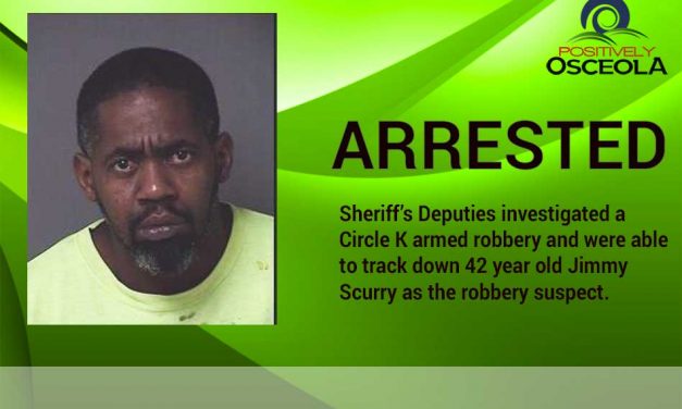 Osceola Sheriff’s Office Arrests Kissimmee Circle K Armed Robbery Suspect