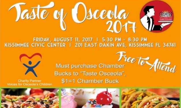 Kissimmee/Osceola County Chamber to Host Taste of Osceola August 11