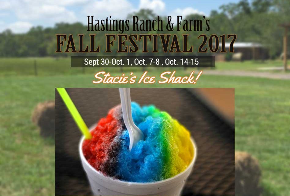 This Saturday & Sunday from 10am – 5pm Enjoy Some Shaved Ice at the Hastings Ranch Fall Festival!