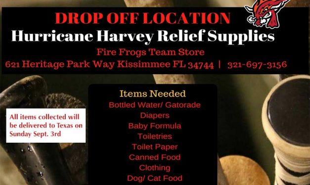 Fire Frogs Delivering Dropped Off Supplies to Texas on Sunday