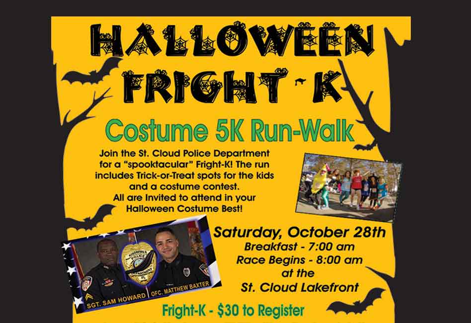Halloween FrightK Costume 5K RunWalk Benefit Oct. 28