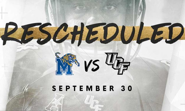 UCF Knights vs. Memphis Tigers Rescheduled for Sept. 30