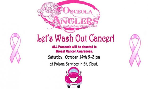 Osceola Anglers to Host Breast Cancer Awareness Car Wash Saturday Oct. 14