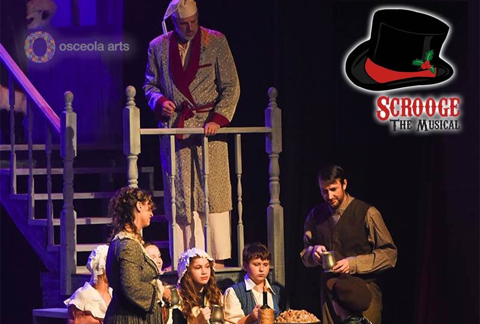 Only ONE Weekend Left to Join the Cratchit Family, Ebenezer Scrooge and the 3 Ghosts at Osceola Arts!