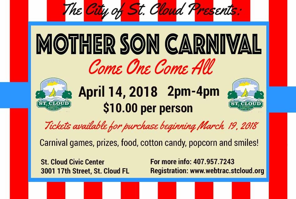 City of St. Cloud Hosts Mother Son Carnival April 14th