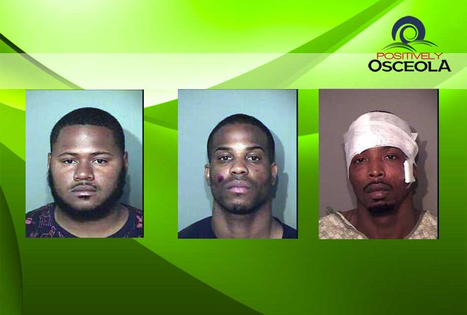 Three Men Arrested for Car Burglaries After Targeting Victims Leaving a Kissimmee Bank
