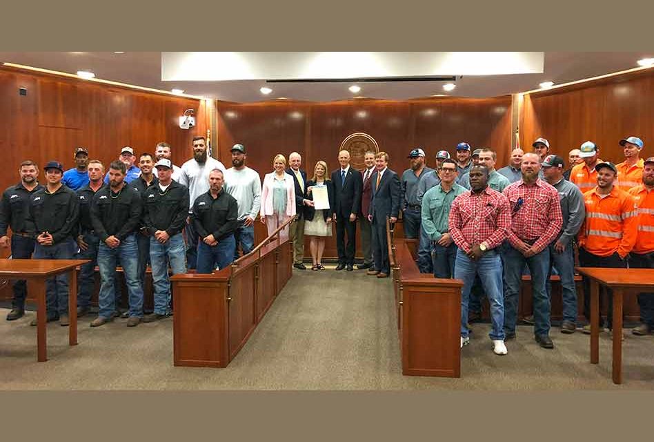 Kissimmee Utility Authority Linemen Honored By Florida Cabinet