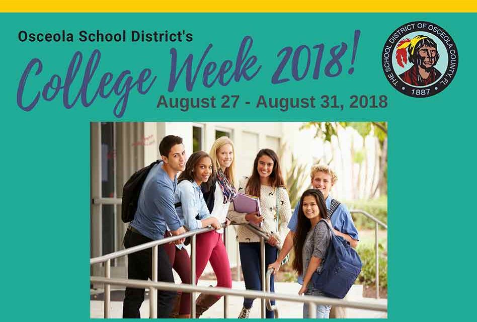 Osceola School District To Host College Week To Spread The College Knowledge