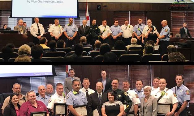 Osceola Commissioners Show Appreciation to First Responders