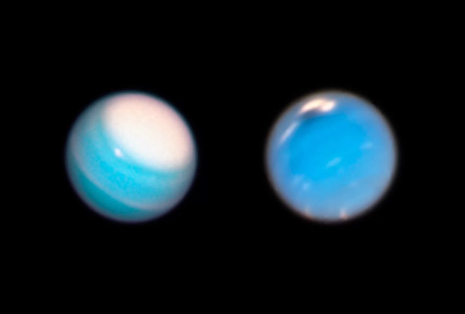 Uranus and Neptune Weather Seen from Hubble Telescope