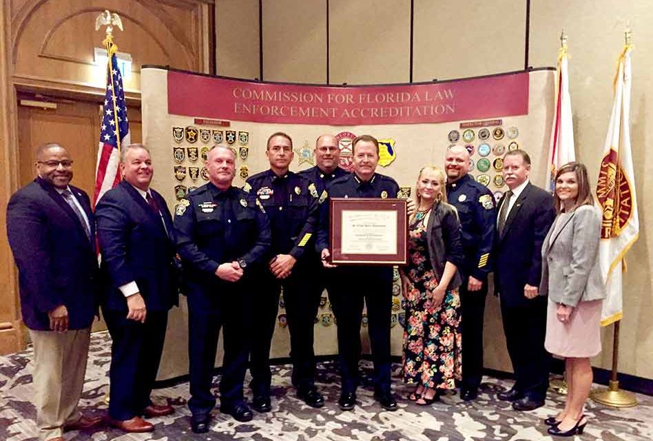 St. Cloud Police Department Awarded Certificate of Accreditation from CFA