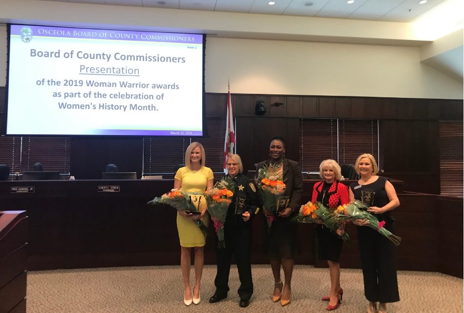 Osceola County Commissioners Recognize Five ‘Woman Warrior’ Honorees for Women’s History Month