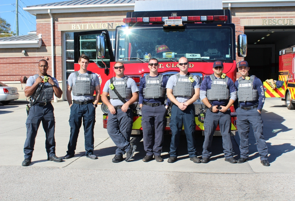 St. Cloud Fire Rescue Firefighters Outfitted with Ballistic Vests