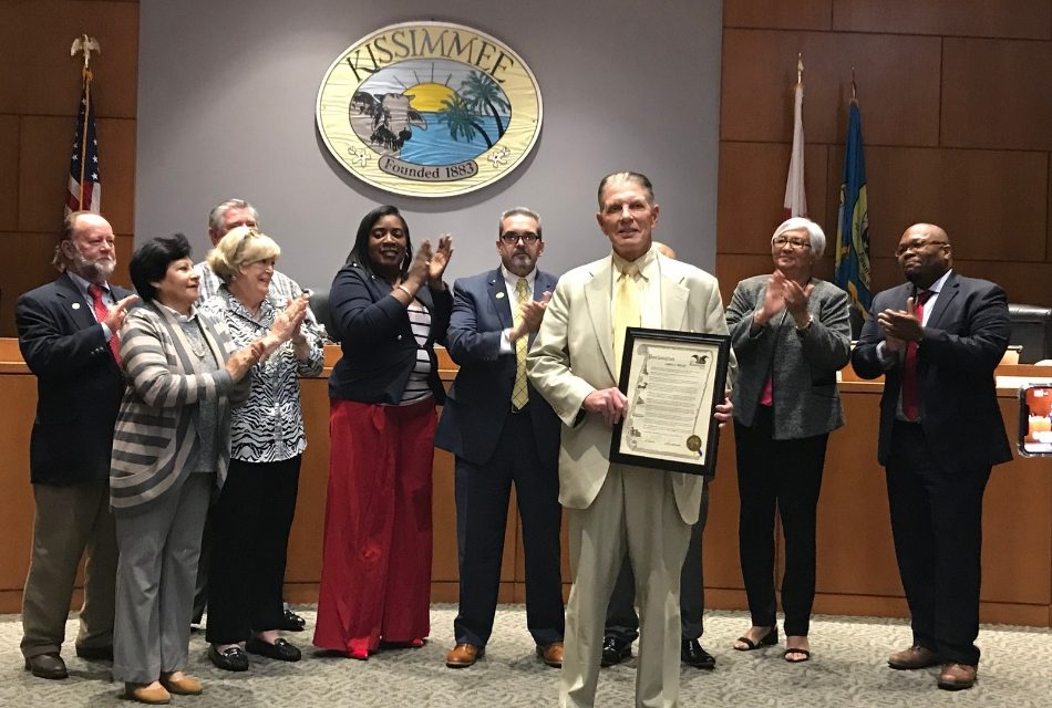 City of Kissimmee Honors KUA President James C. Welsh for 36 Years of Service
