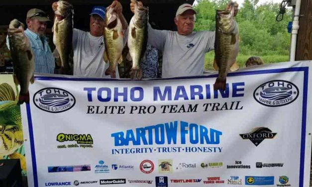 Ninety-four Teams of Anglers Launched from Lake Kissimmee for the Toho Marine Elite Pro Team Trail