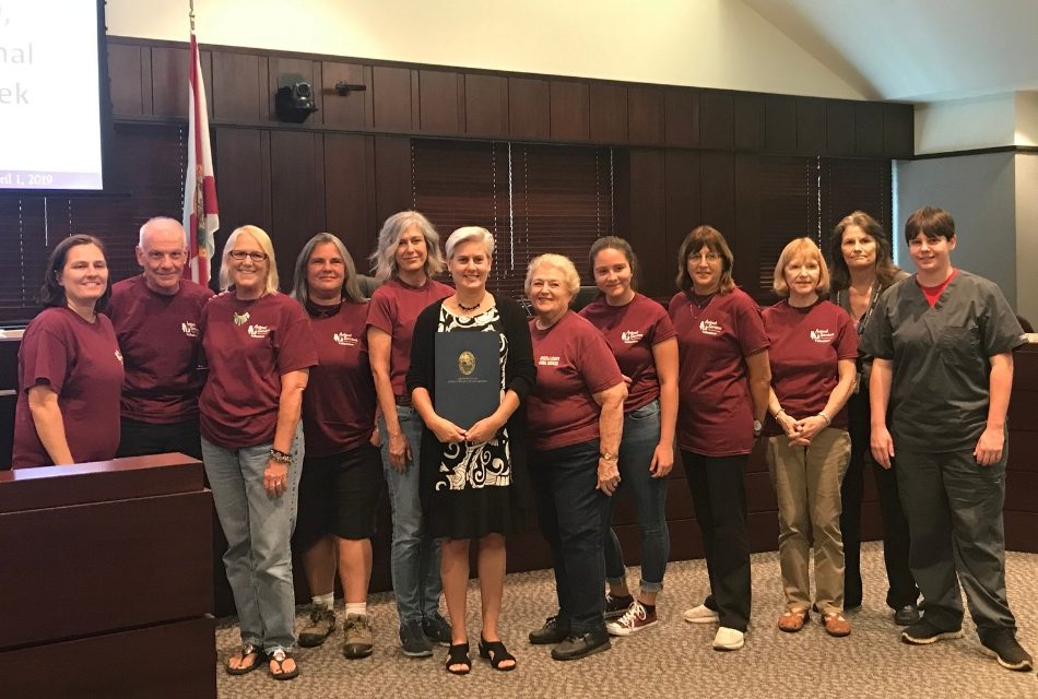 Osceola County Commissioners Recognize Osceola County Animal Services Volunteer Appreciation Week