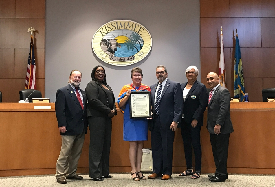 The Transition House Inc. Receives Proclamation from Kissimmee During