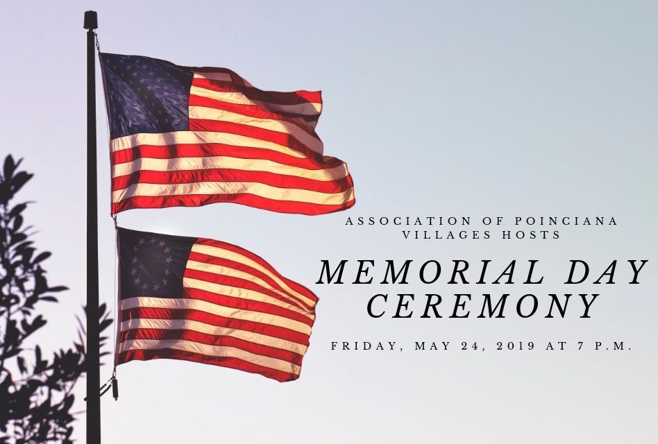 Association of Poinciana Villages Honor Fallen Heroes in Poinciana on Friday