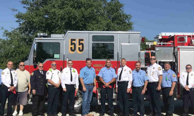 Osceola County Fire Rescue Hosts Push Back Ceremony for New Engine 55