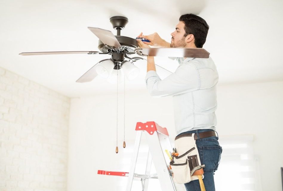 KUA Summer Energy Saving Tip #2, Check Ceiling Fan Blade Angles