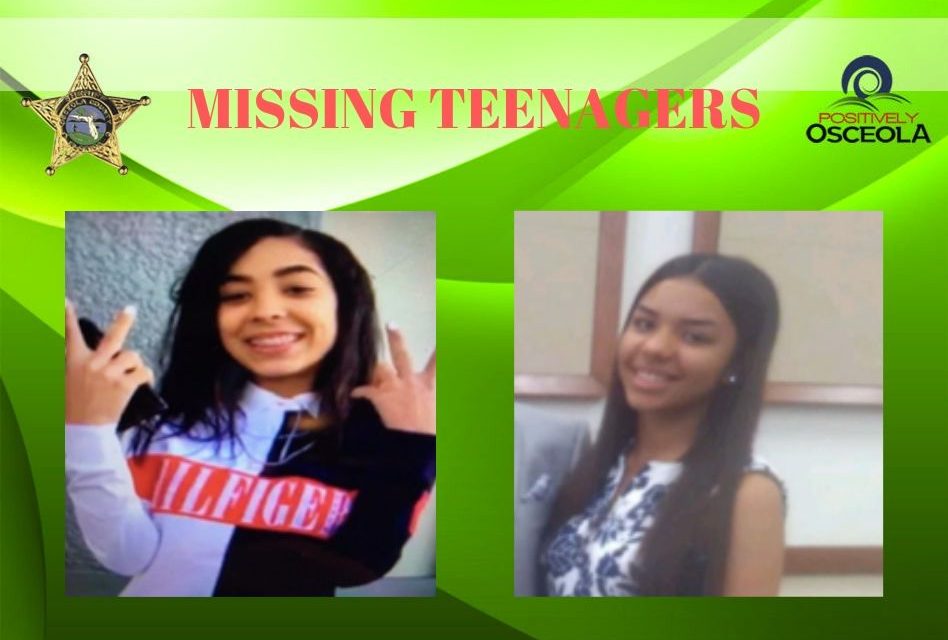 Authorities Searching for TWO Missing Teenage Girls from Kissimmee