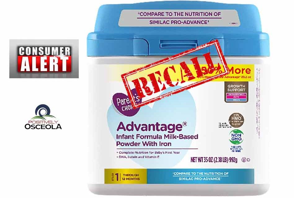 Infant Formula, Only Sold at Walmart, is Being Recalled Because of Fears of Metal