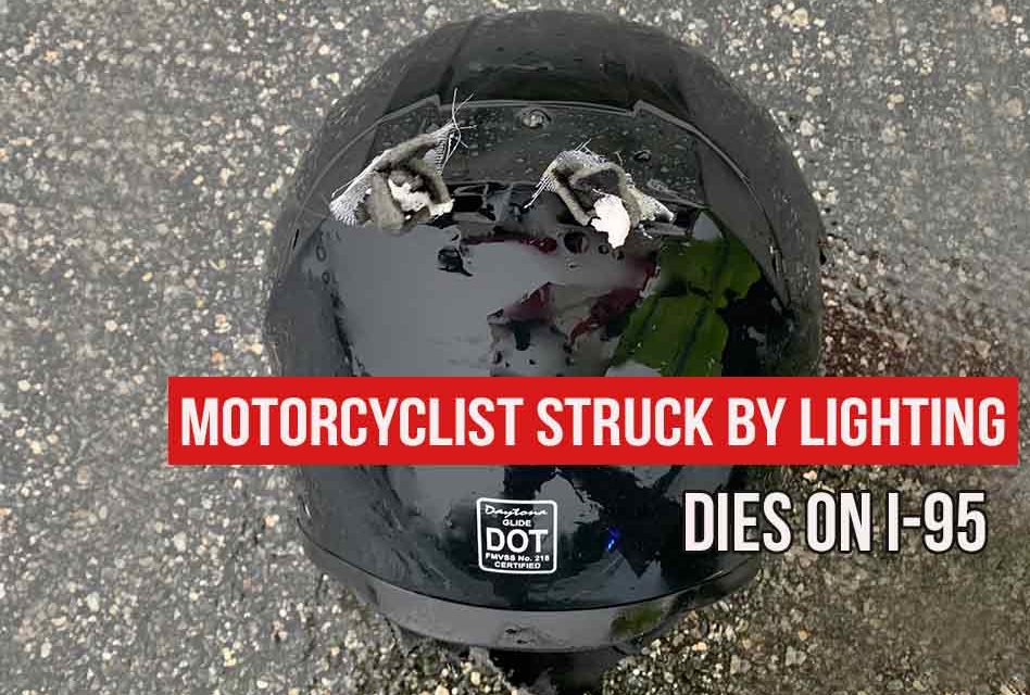 Motorcyclist Dead After Being Hit by Lightning On I-95, FHP Says