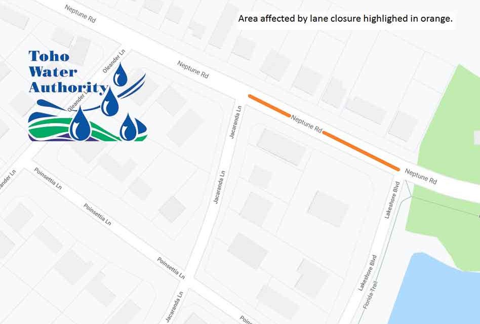 Temporary Lane Closure on Neptune Road Scheduled for August 1st at 8pm