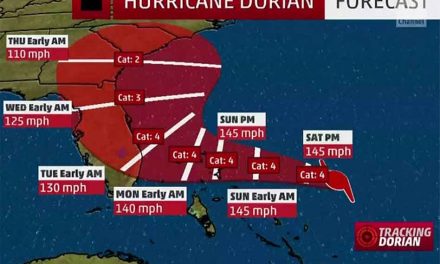 Hurricane Dorian’s Track Continues to Shift But Florida Remains at Risk, Georgia and the Carolinas Now Threatened