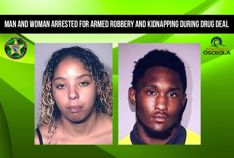 Man and Woman Arrested for Armed Robbery and Kidnapping During Drug Deal in Kissimmee
