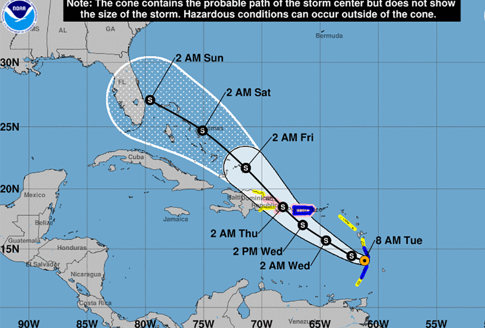 Central Florida is in Tropical Storm Dorian’s Cone of Uncertainty