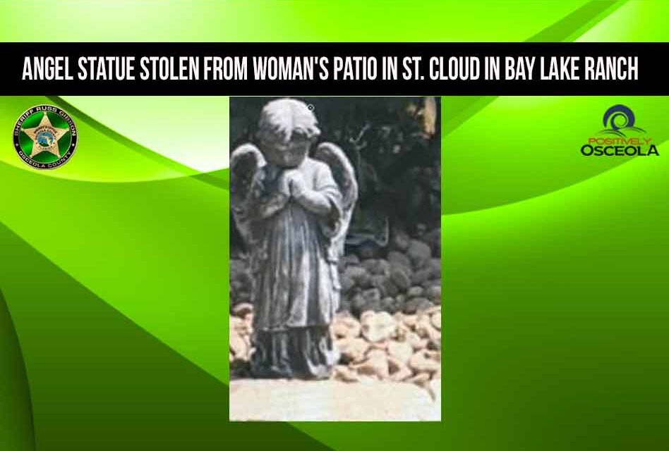 Angel Statue Stolen from Woman’s Patio in St. Cloud in Bay Lake Ranch