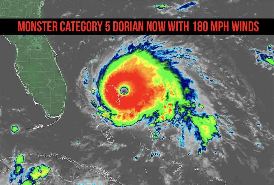 Monster Category 5 Hurricane Dorian With 180 mph Winds Not Being Taken Lightly by Osceola County