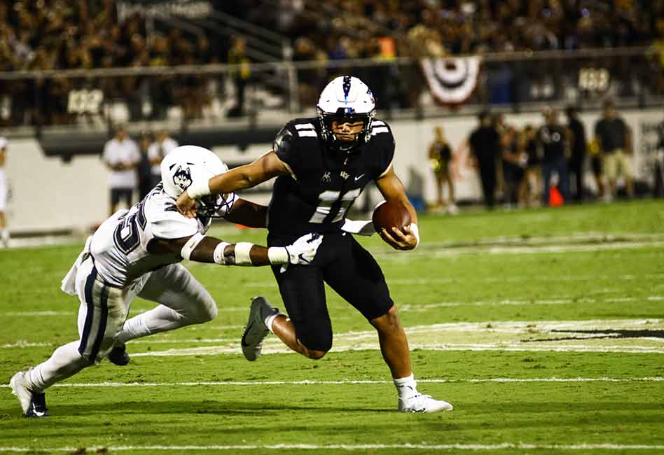Bounce Back in the Bounce House UCF trounces Huskies, 5621