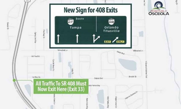 New traffic pattern for Southbound SR 417 to Eastbound SR 408 begins Monday morning