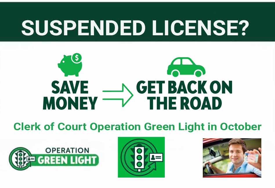 Suspended License? Some suspended license fees waived this week during
