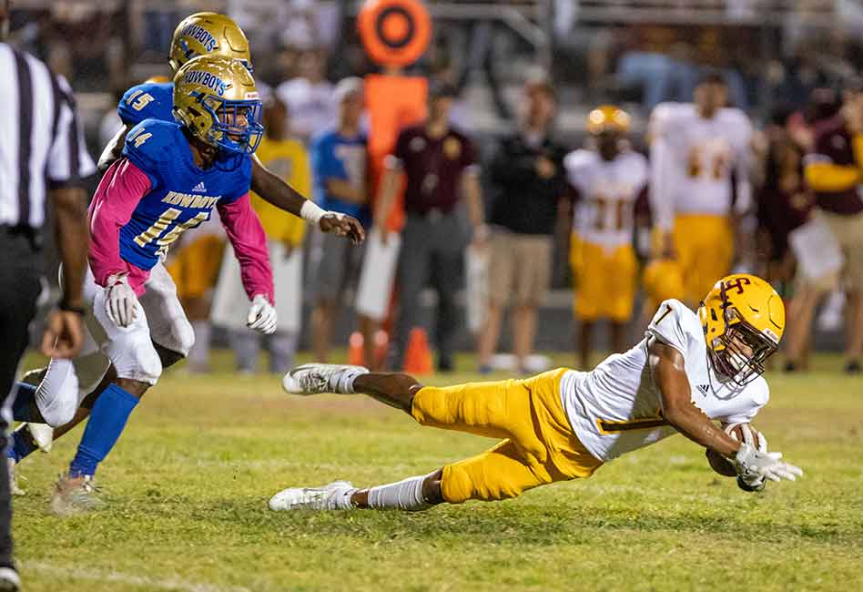 Friday night football action is back in Osceola County and Positively