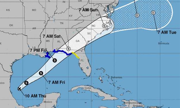 Tropical depression or Nestor about to form in Gulf, headed for Panhandle; we’ll get rain