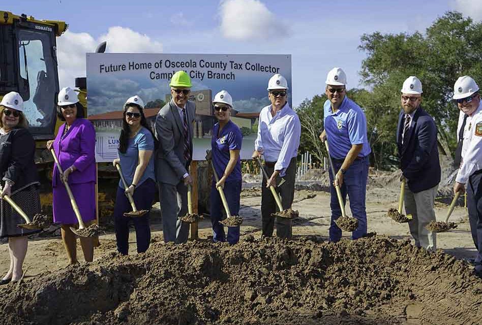 Osceola County Tax Collector’s office breaks ground on Campbell City location, due to open May 2020