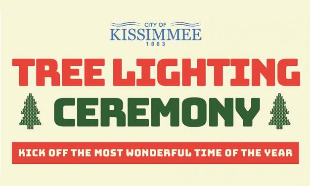 Kissimmee’s Holiday Tree Lighting to be held at City Hall Tuesday Dec. 3 at 5pm