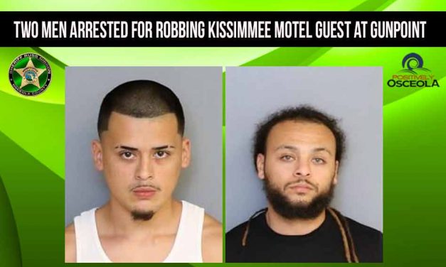 Two men arrested for robbing Kissimmee motel guest at gunpoint, deputies say