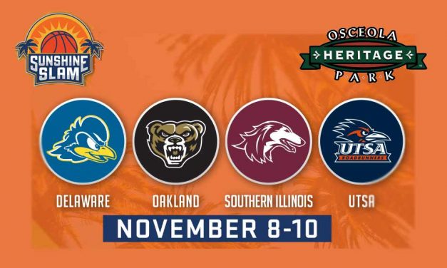 Sunshine Slam Division I college basketball comes to Osceola Heritage Park in Kissimmee next weekend