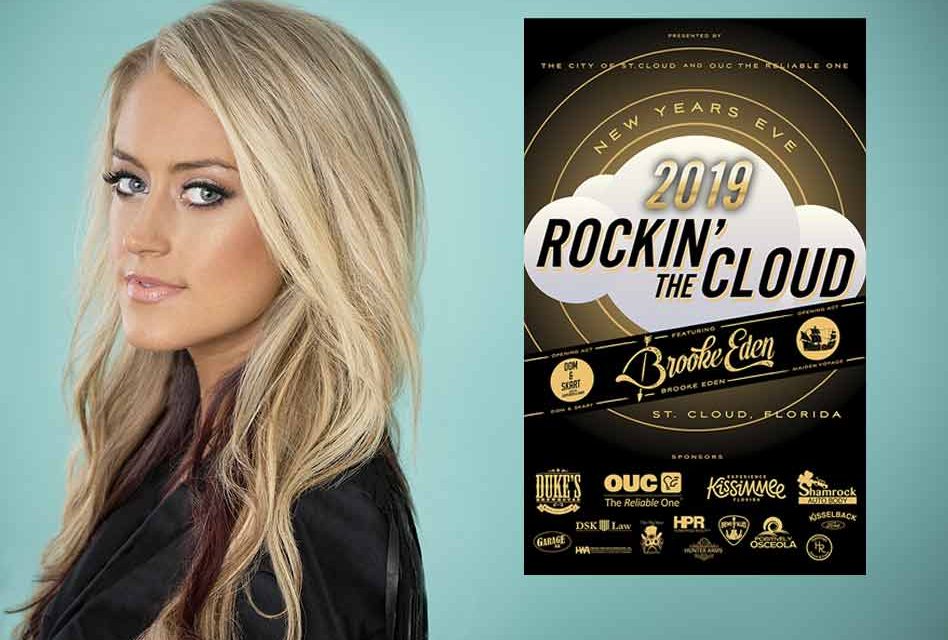 Country star Brooke Eden headlines 4th Rockin’ the Cloud New Year’s Eve bash