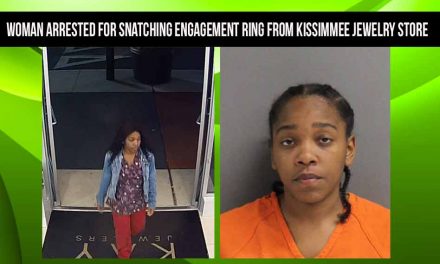 Woman arrested for snatching $22,299.00 engagement ring from Kissimmee jewelry store