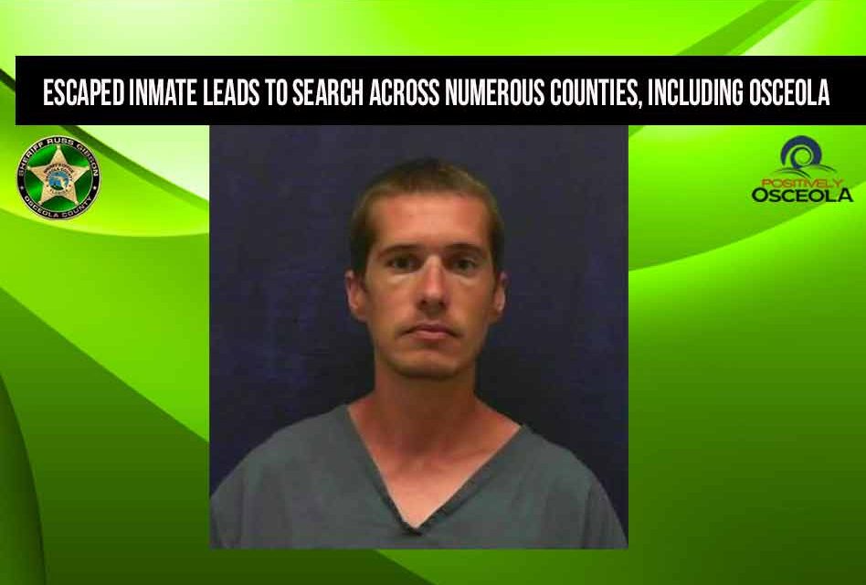 Escaped inmate leads to search across numerous counties in Central