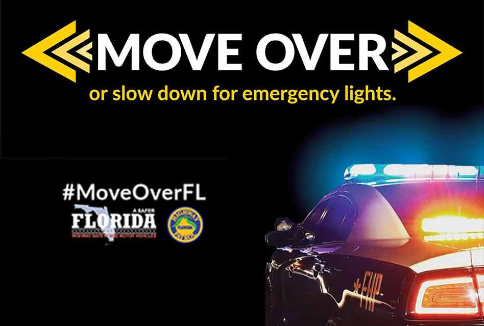 January is Move Over Month — watch for law enforcement and service vehicles and move over