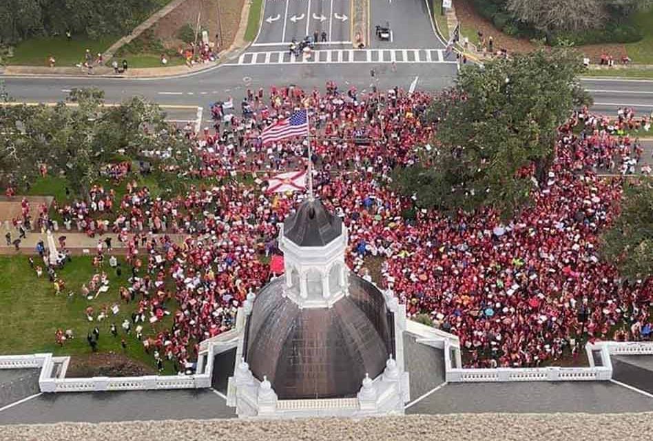 Osceola educators among Monday’s rally in Tallahassee to #FundOurFutureFl